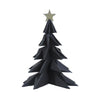House of Nature Deko Weihnachtsbaumpapier 28cm schwarz