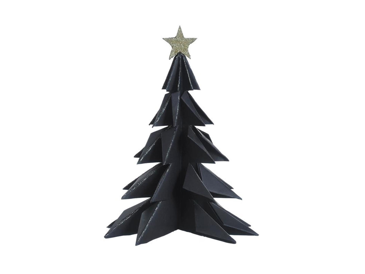 House of Nature Deko Weihnachtsbaumpapier 28cm schwarz