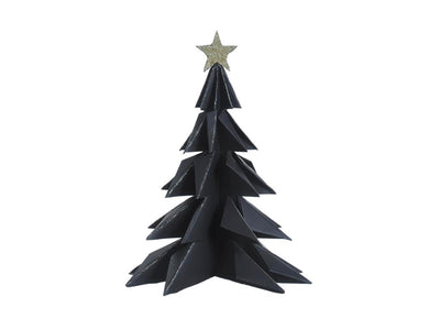 House of Nature Deko Weihnachtsbaumpapier 28cm schwarz