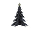 House of Nature Deko Weihnachtsbaumpapier 28cm schwarz