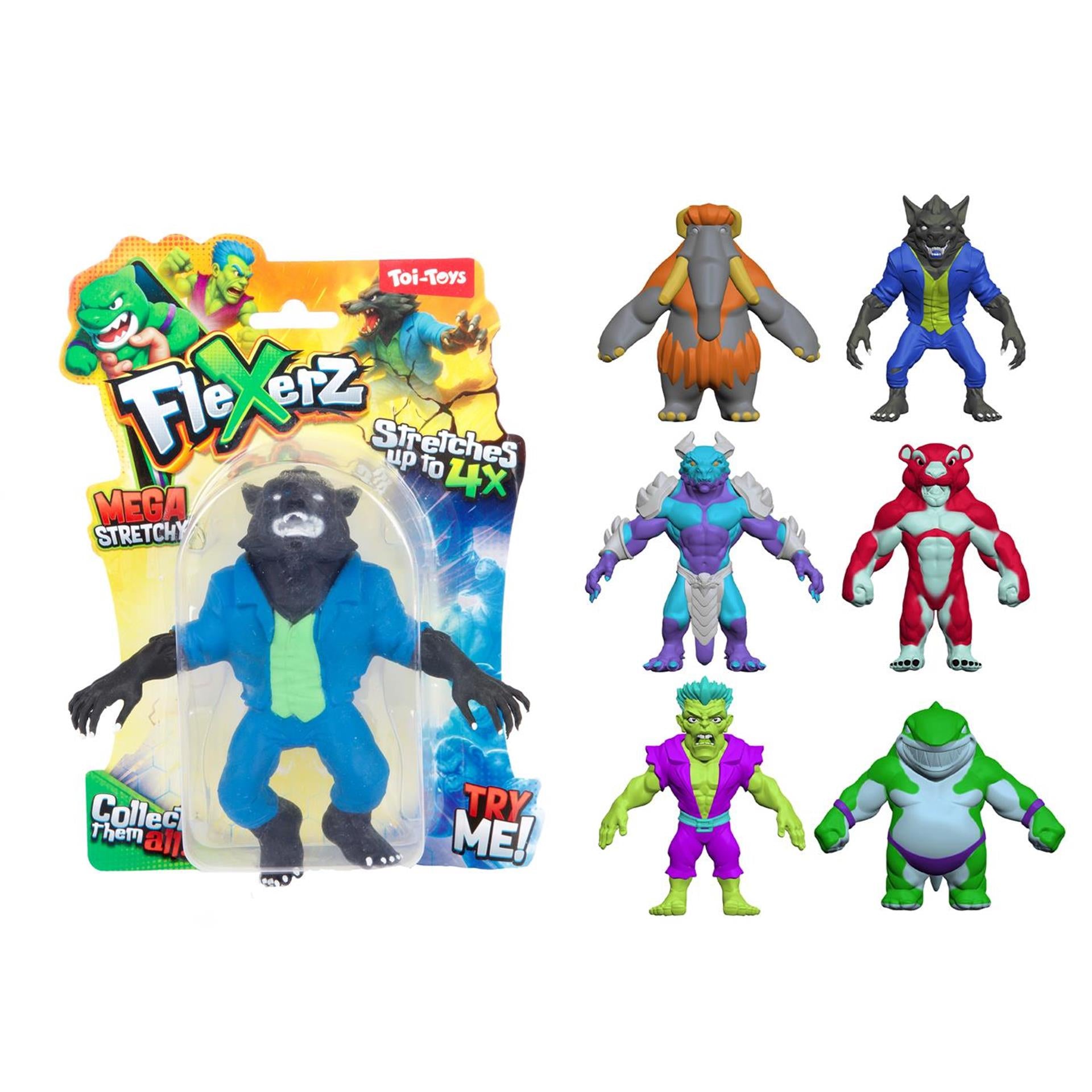Toi-toys lustige Formfigur Flexerz dehnbar