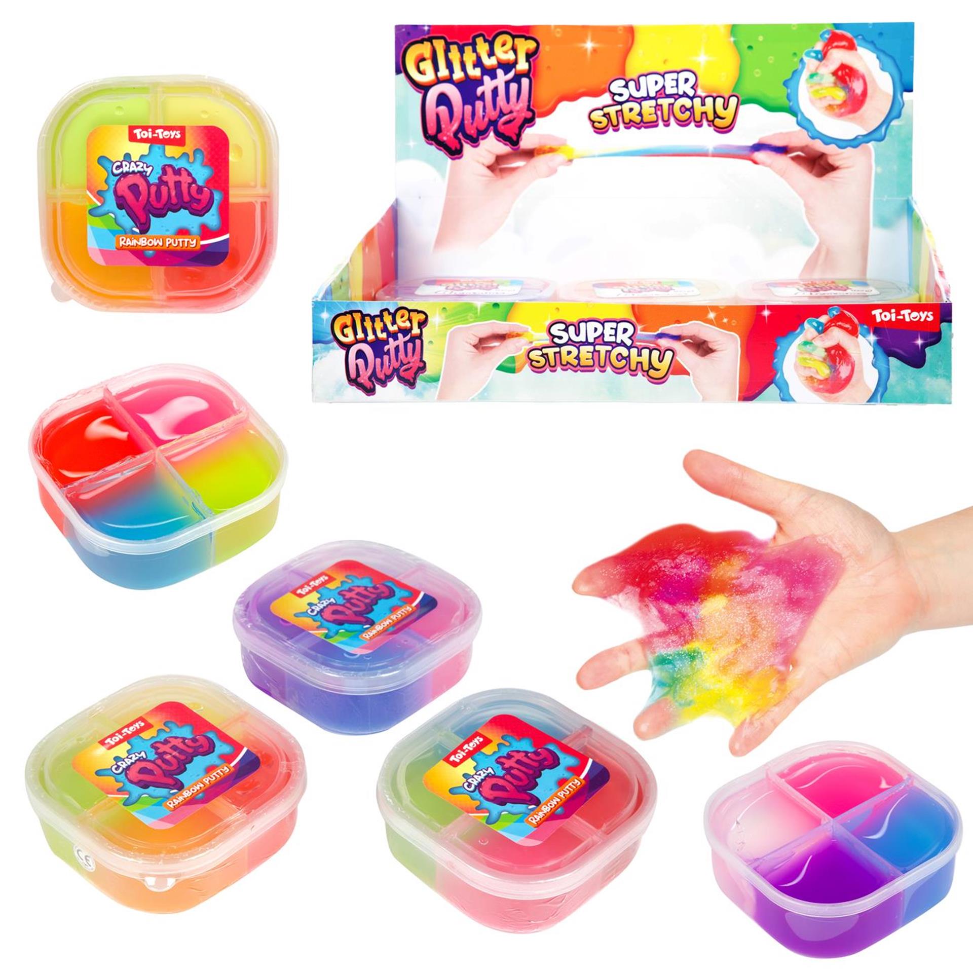 Toi-toys lustige Glitzer Putty Quattro