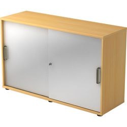 Bach Schiebetürenschrank Hammerer 2FH Buche, Silber