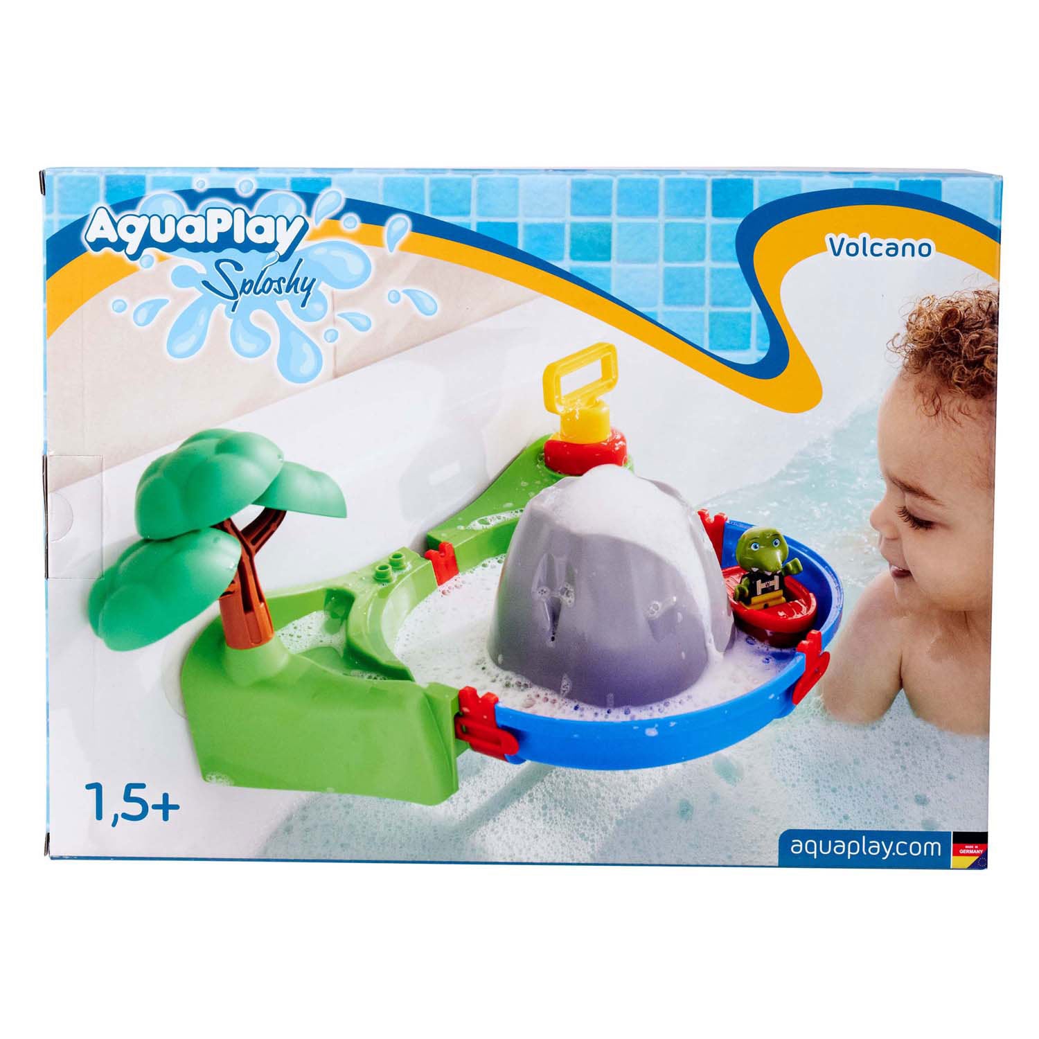 Aquaplay Badespielset „Sploshy Volcano“.