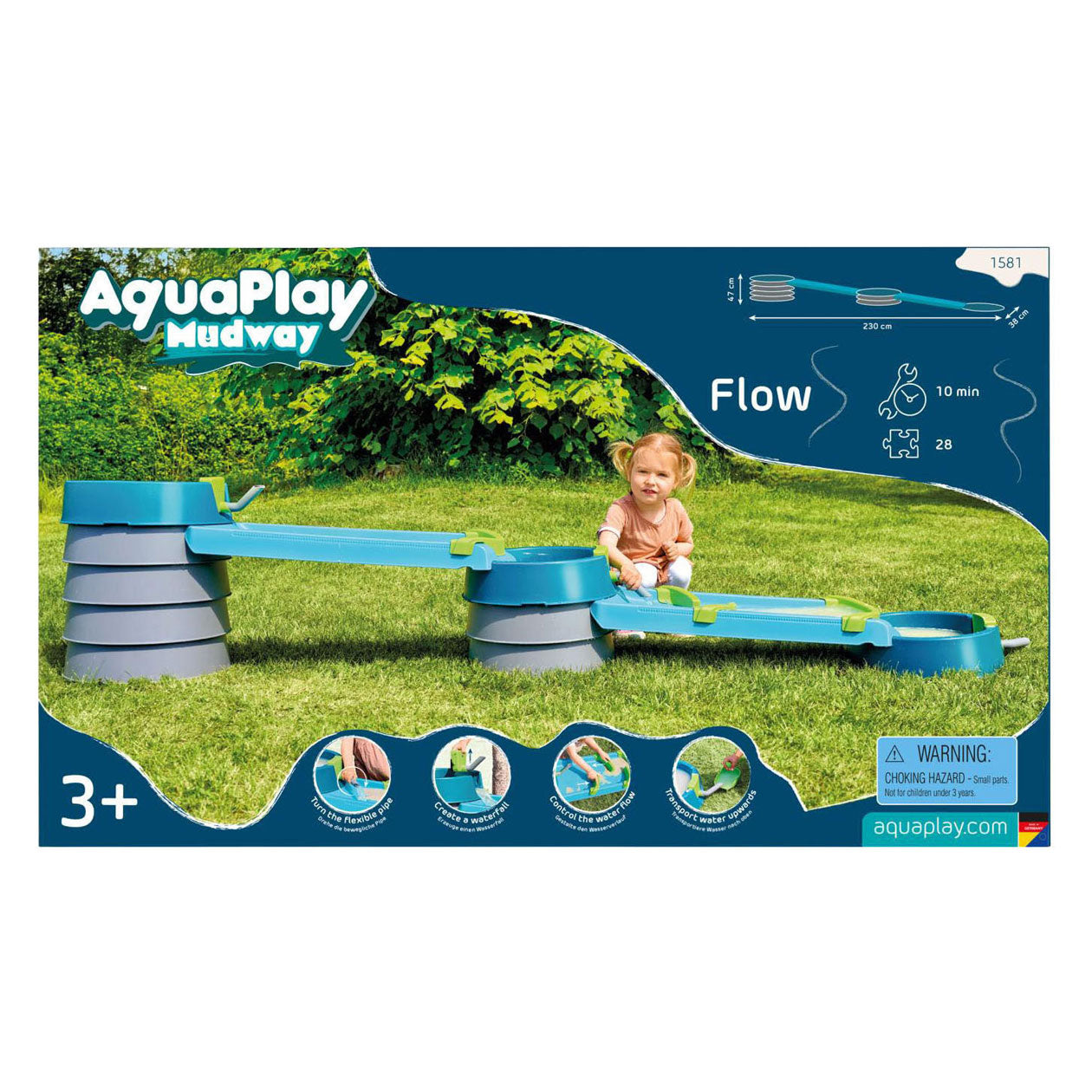Aquaplay – Wasserbahn – Schlammweg – Schlammbahn