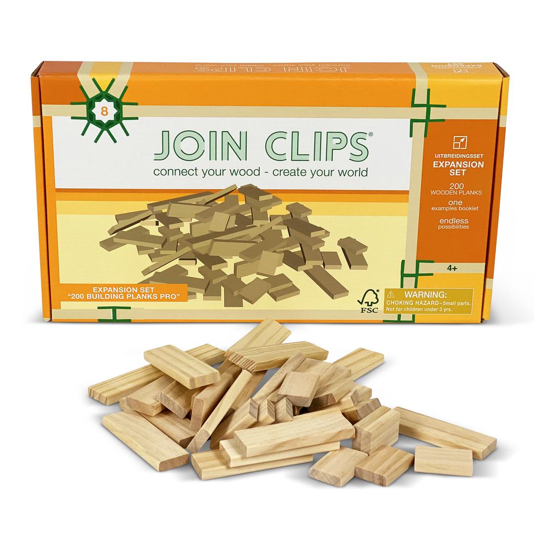 Schließen Sie sich Clips Expansion Set 200 Gebäudeboards Pro an
