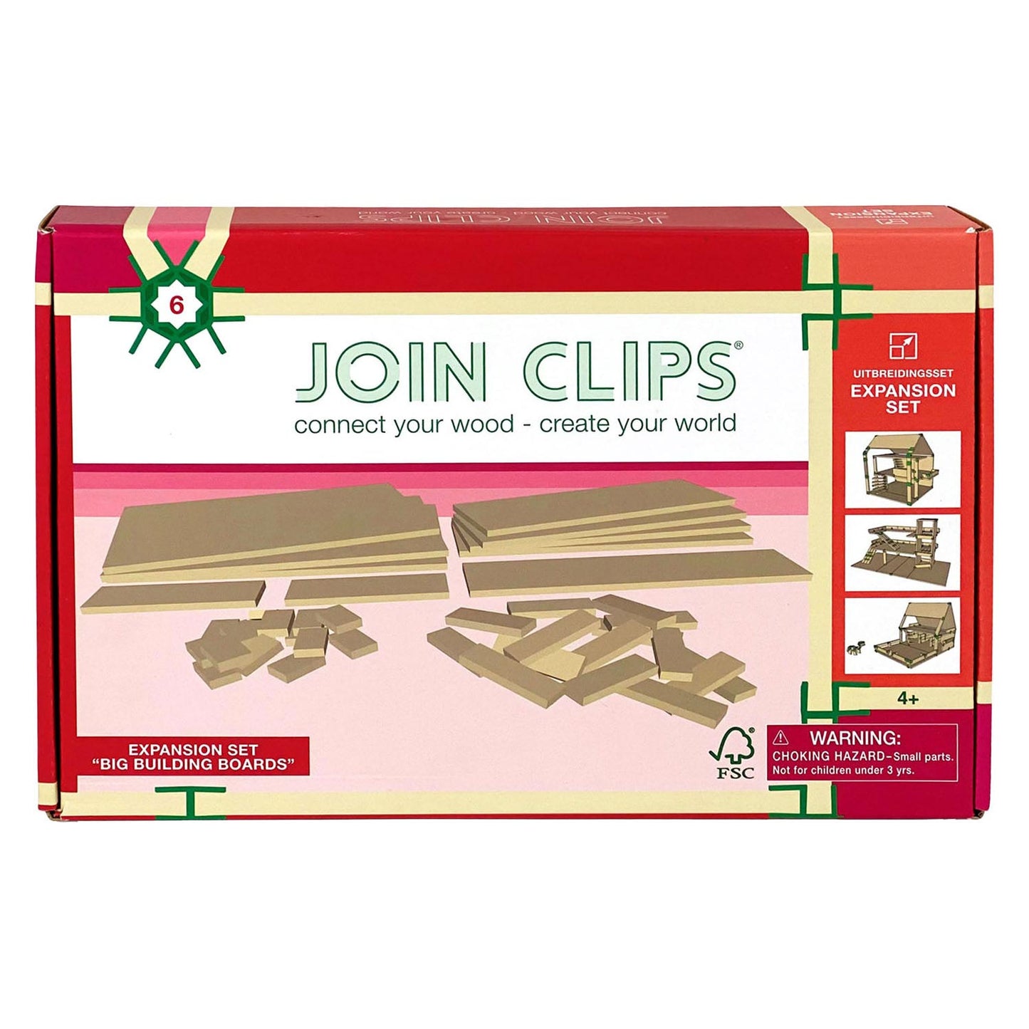 Verbinden Sie Clips Extension Set große Gebäudeplatten