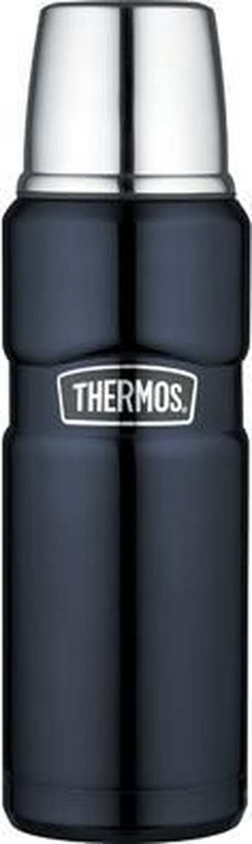 Thermoskanne Königsflasche 0,47 l blau
