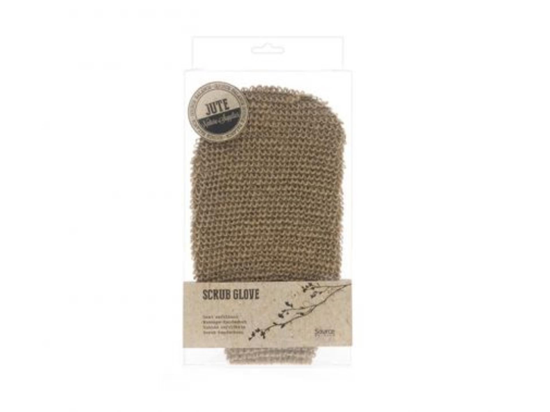 Source Balance Peeling und Massagehandschuh aus Jute
