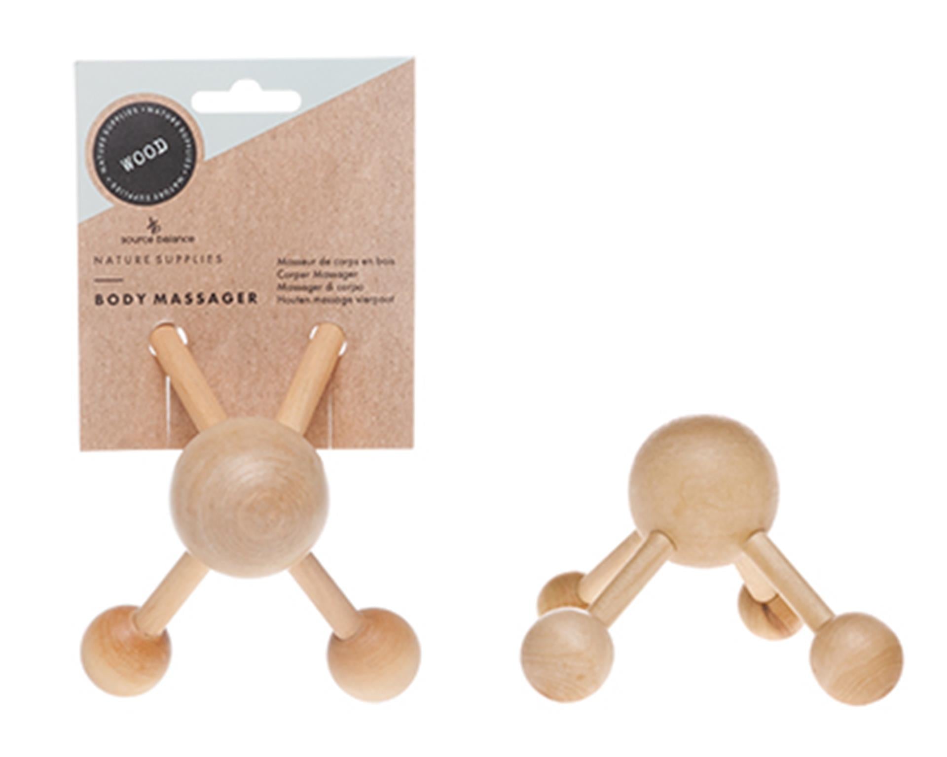 Source Balance Holzkörpermassage vierbeinig 9x13cm