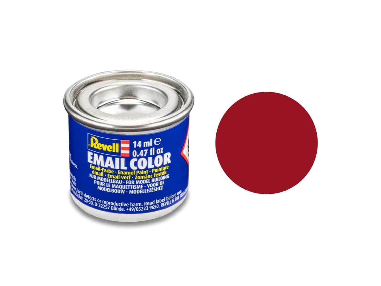 Revell E -Mail -Farbe # 36 Carmine Rood, Mat