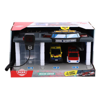 Dickie Garage Rescue Center mit Licht und Sound B nl