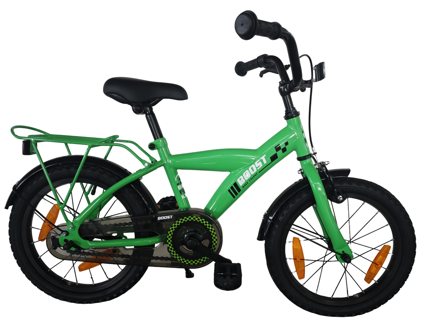 Bikefun Kinderfahrrad Boost 16 Zoll mit Bremsnabe - Grün