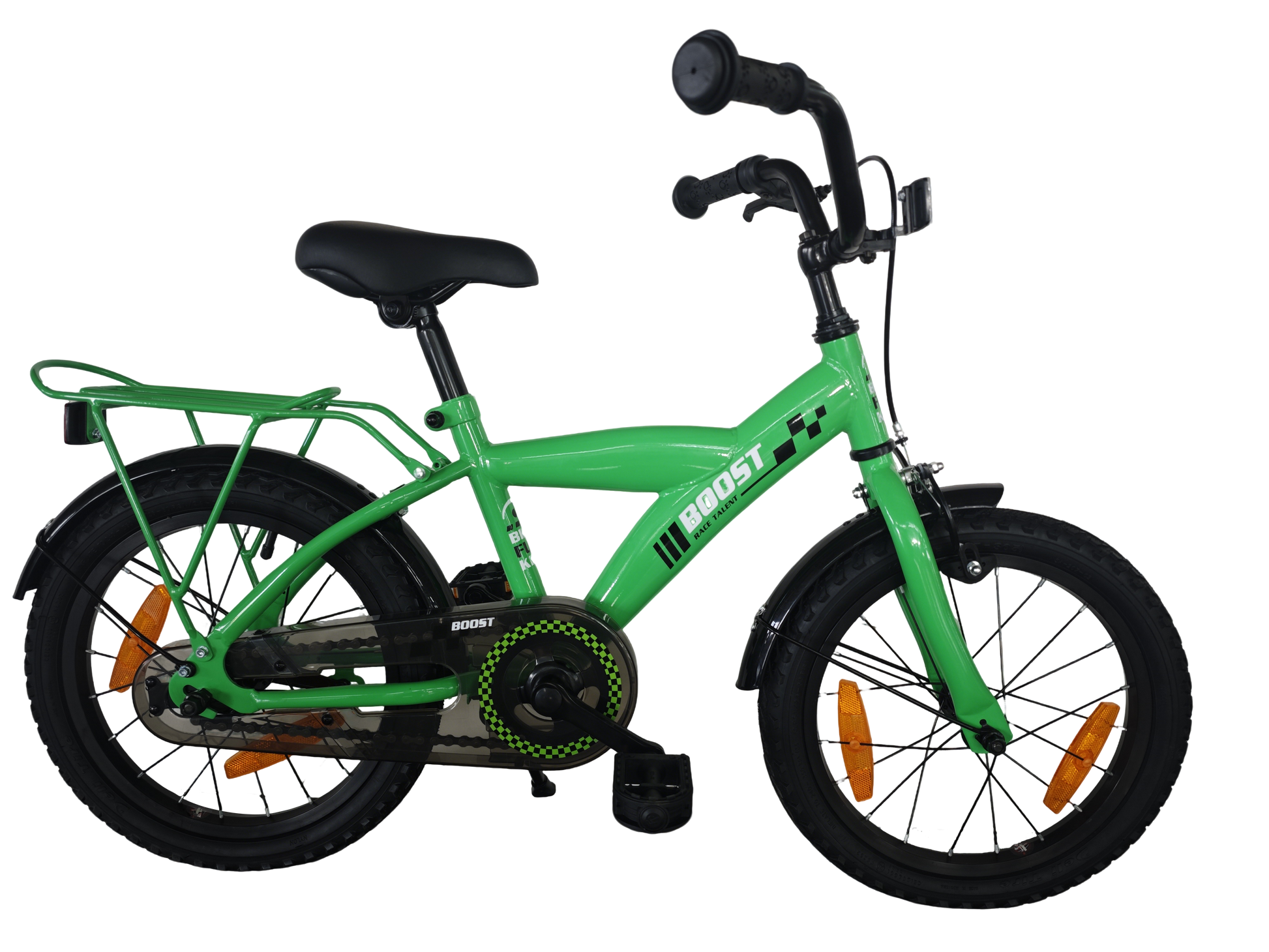 Bikefun Kinderfahrrad Boost 16 Zoll mit Bremsnabe - Grün