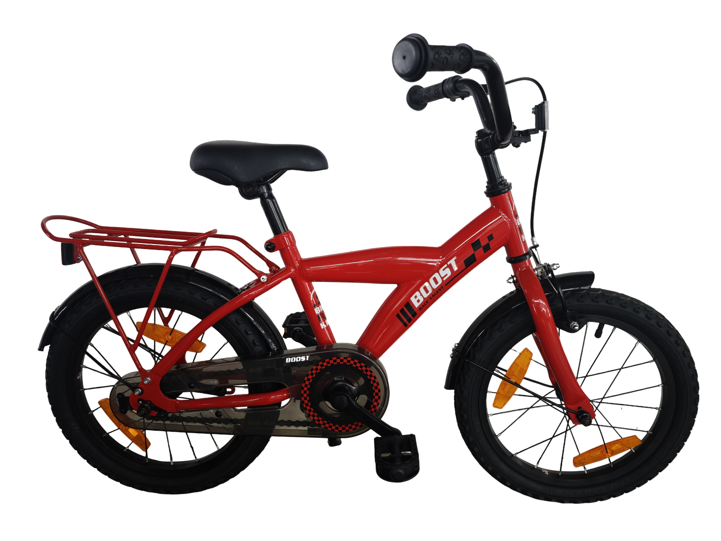 Bikefun Kinderfahrrad Boost 16 Zoll mit Bremsnabe - Rot