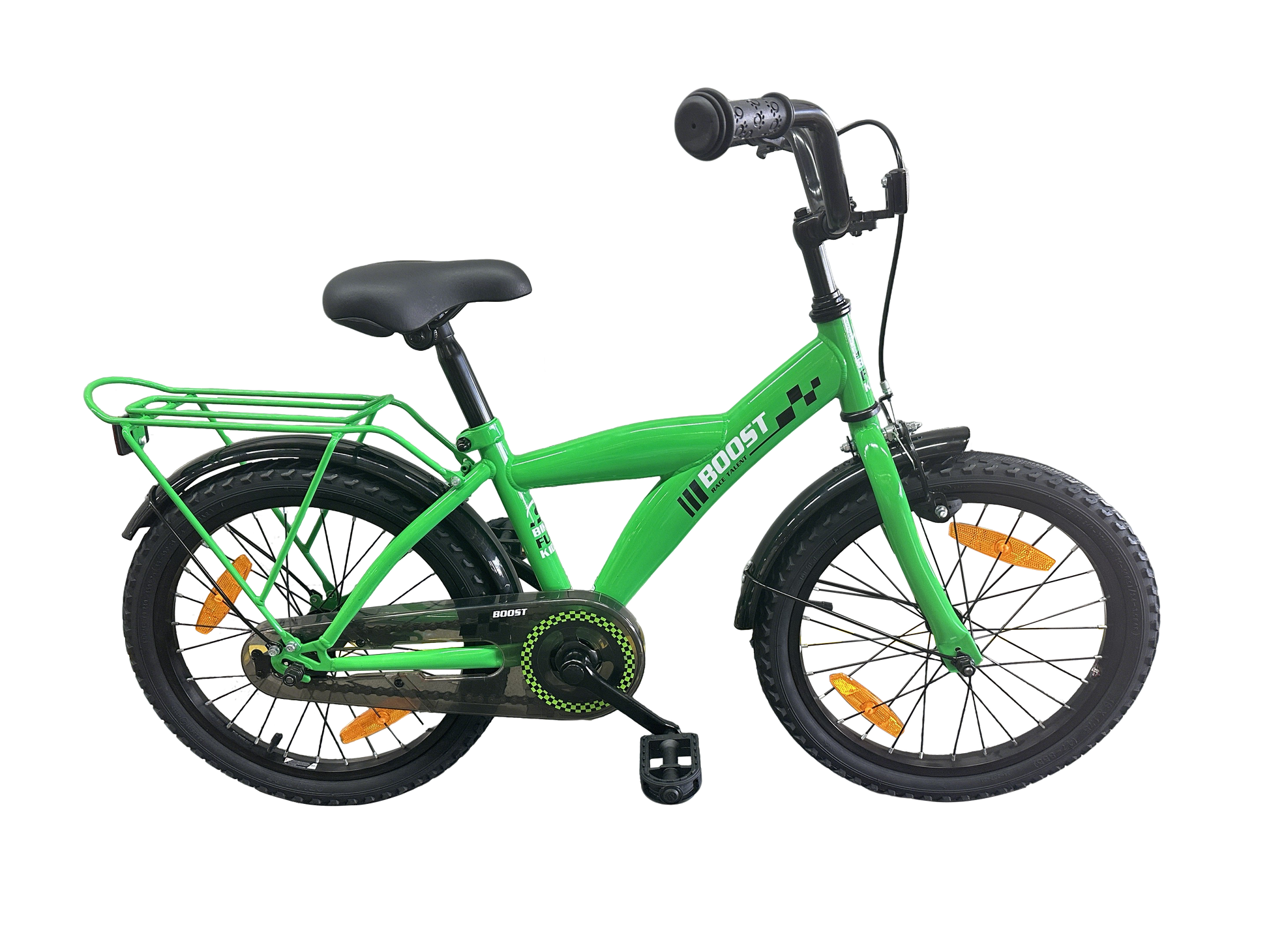 Bikefun Kinderfahrrad Boost 18 Zoll mit Bremsnabe - Grün