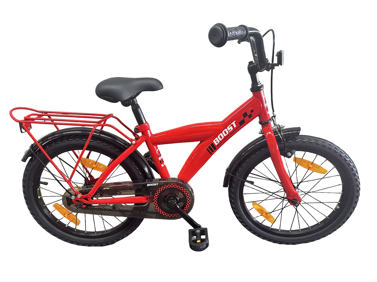 Bikefun Kinderfahrrad Boost 18 Zoll mit Bremsnabe - Rot