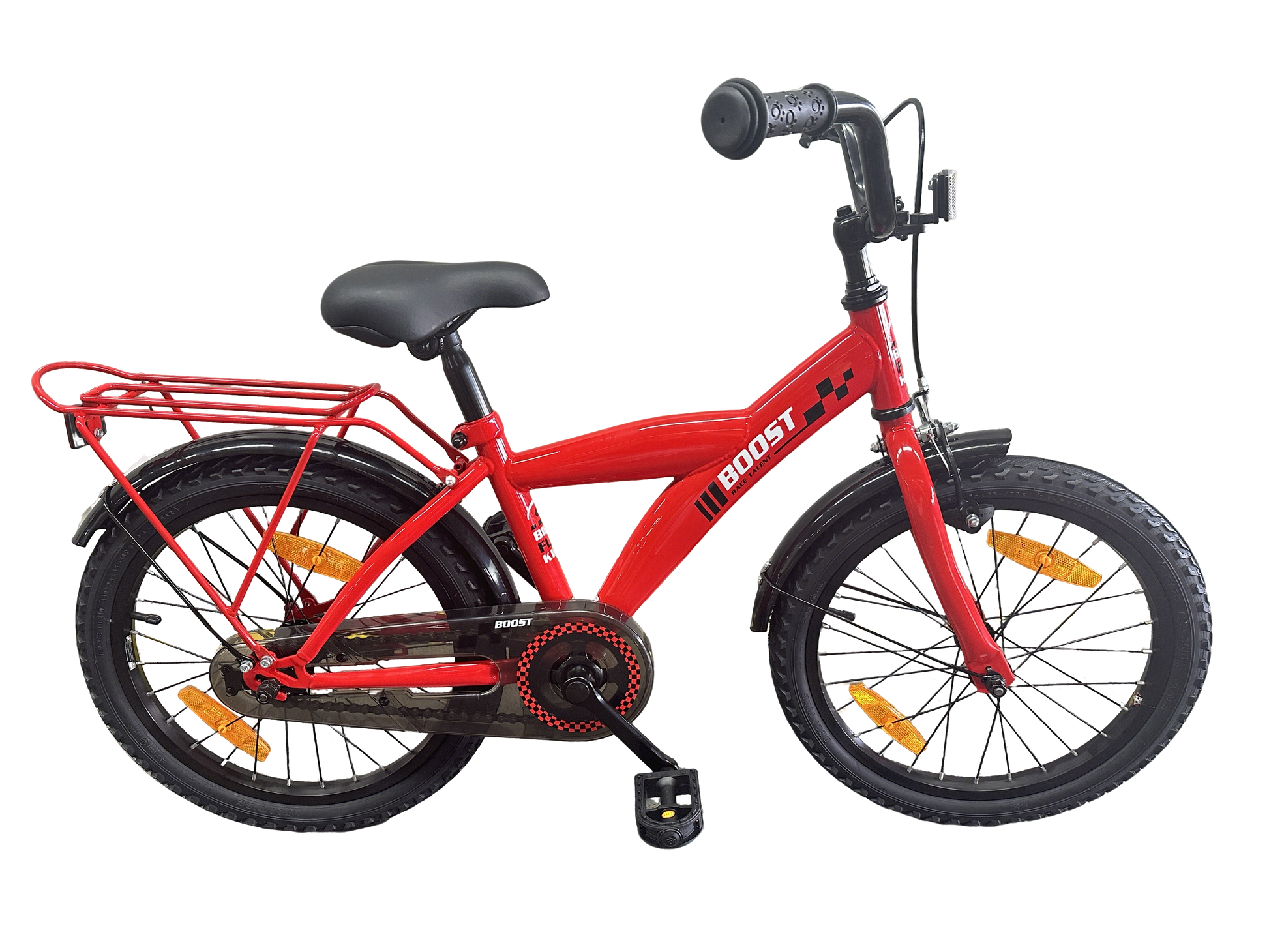 Bikefun Kinderfahrrad Boost 18 Zoll mit Bremsnabe - Rot