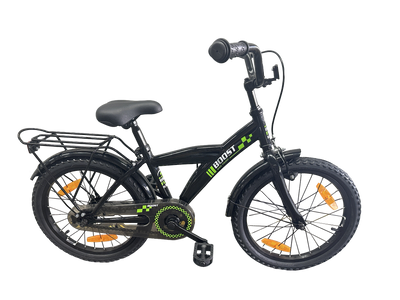Bikefun Kinderfahrrad Boost 18 Zoll mit Bremsnabe - Schwarz
