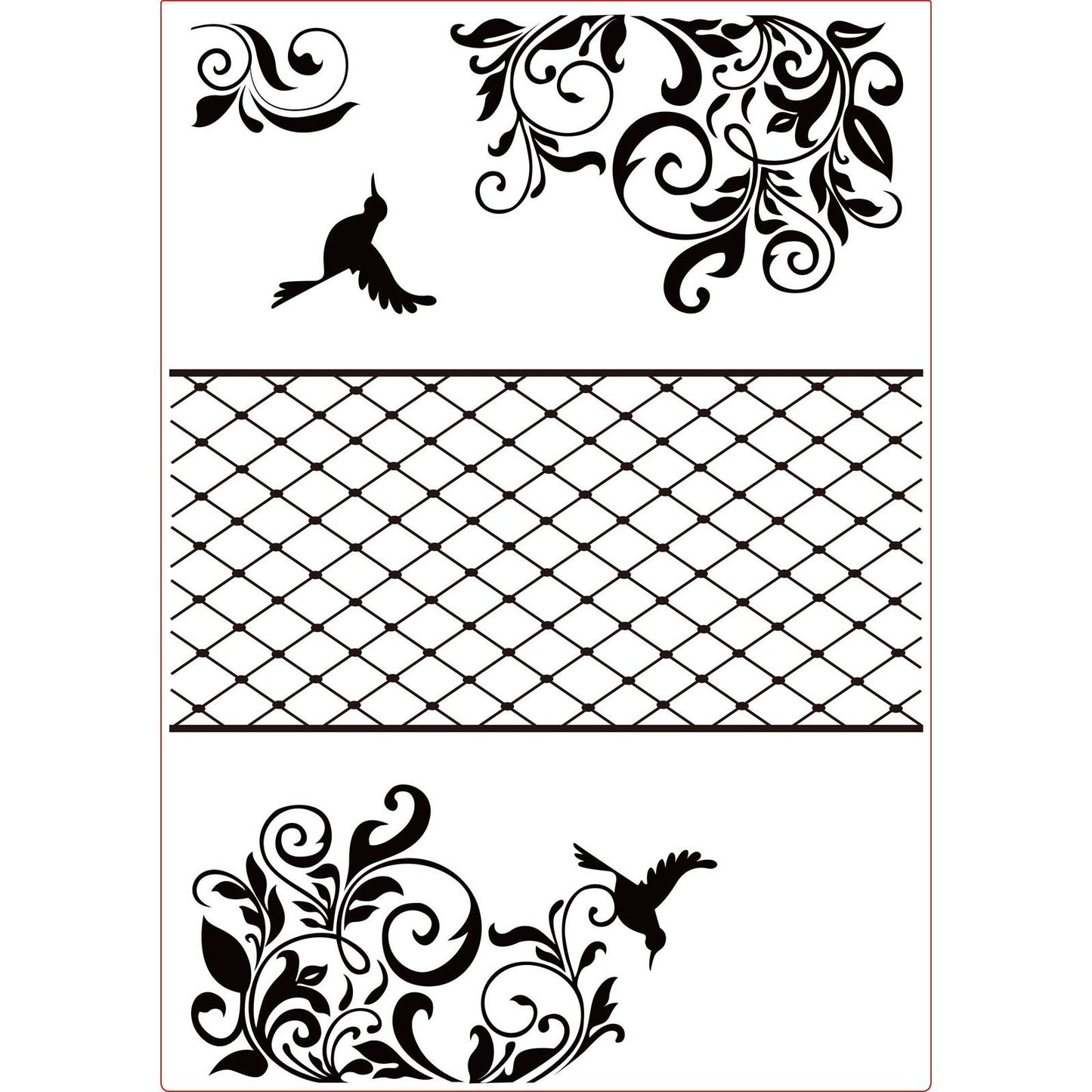 Vaessen creative • Prägeschablone Triptychon