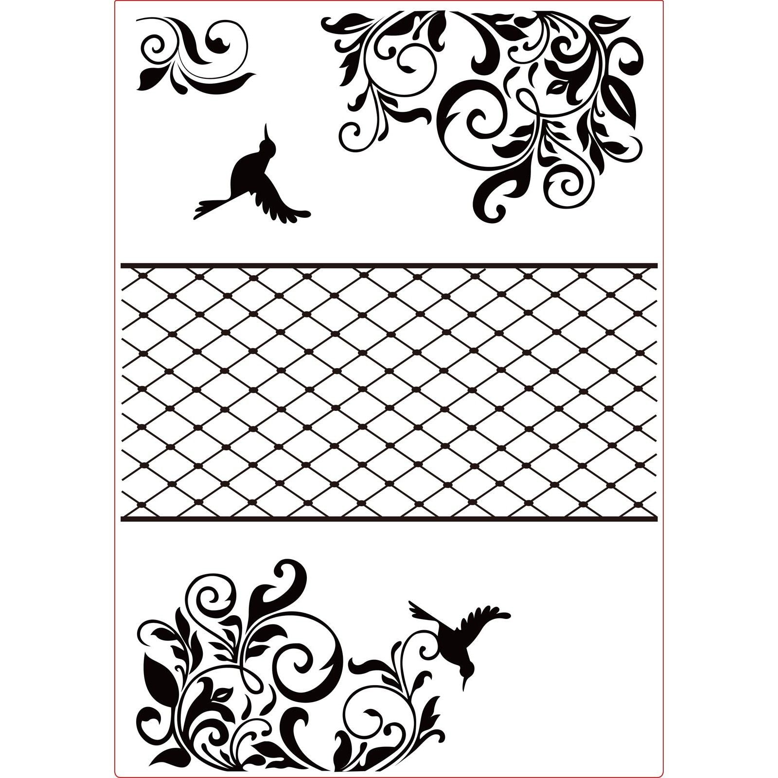 Vaessen creative • Prägeschablone Triptychon