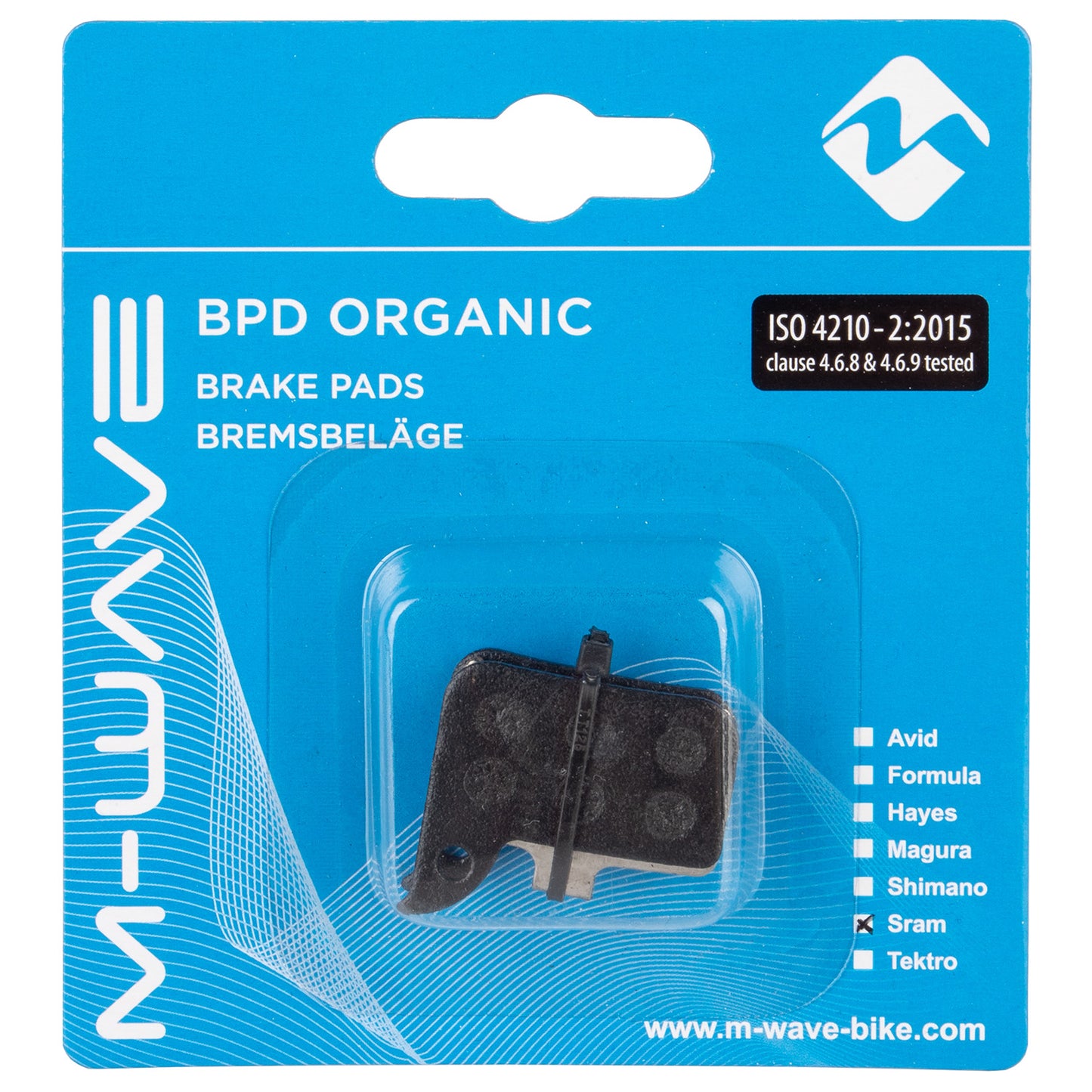 M-Wave BPD Organic SR1 Bremsbeläge für Scheibenbremsen