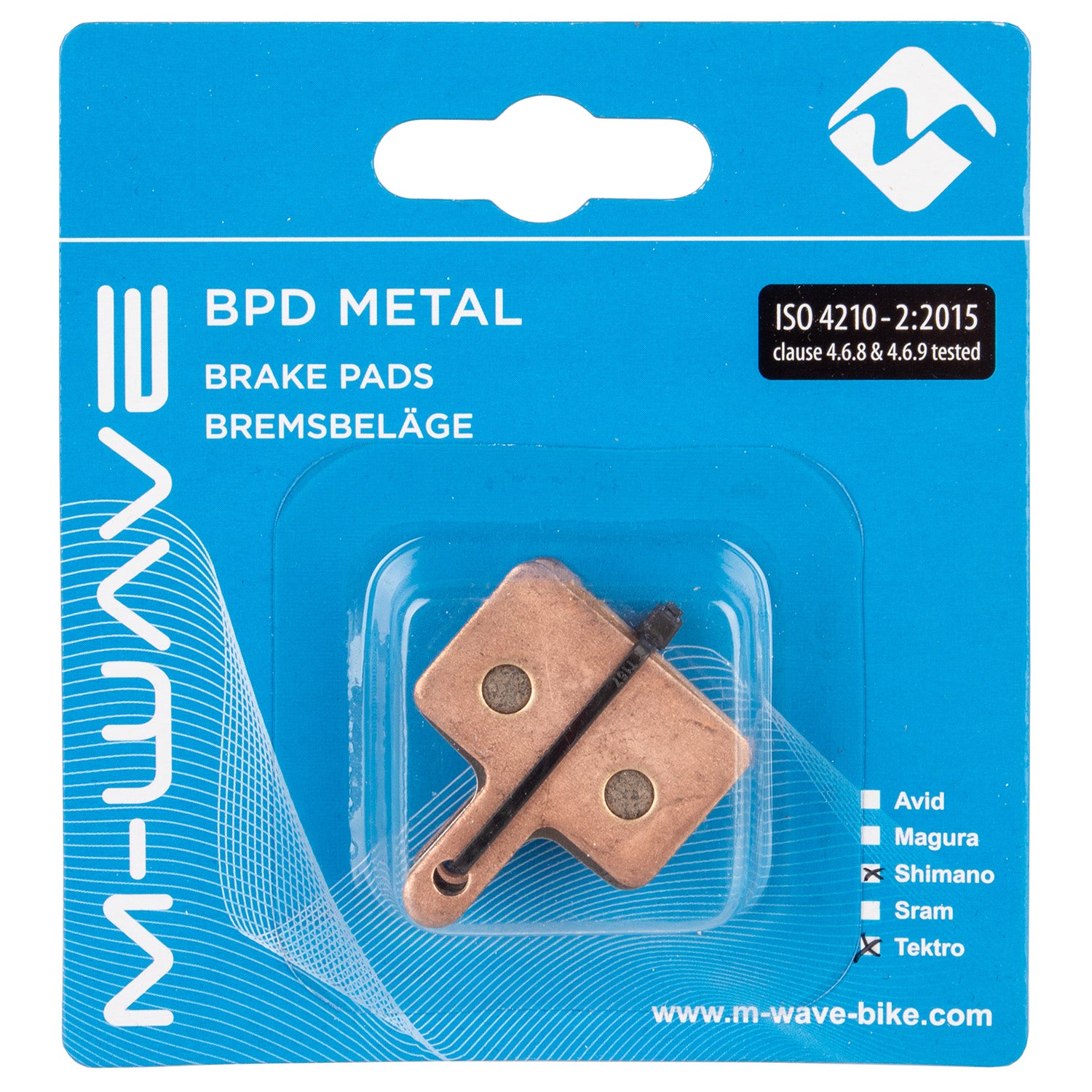 M-Wave BPD Metal STP1 Bremsbeläge für Scheibenbremse