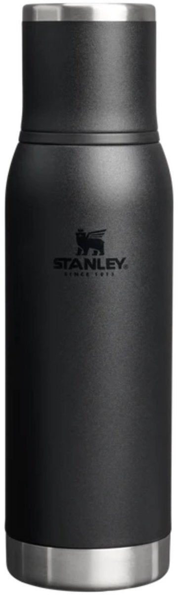Stanley Adventure To-Go-Flasche – Thermosflasche – 0,75 Liter – 20 Stunden warm – auslaufsicher – Schwarz 2.0