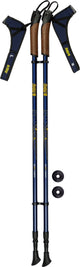 Abbey Camp Nordic Walking Stöcke – teleskopisch verstellbar – pro Paar – blaugrau