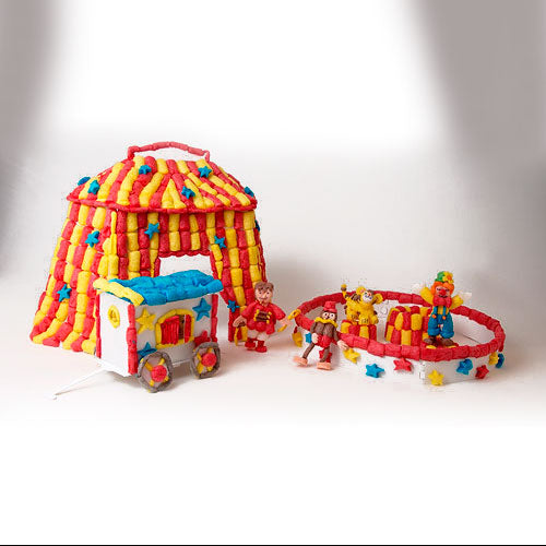 Playmais -Bauplatten Zirkus