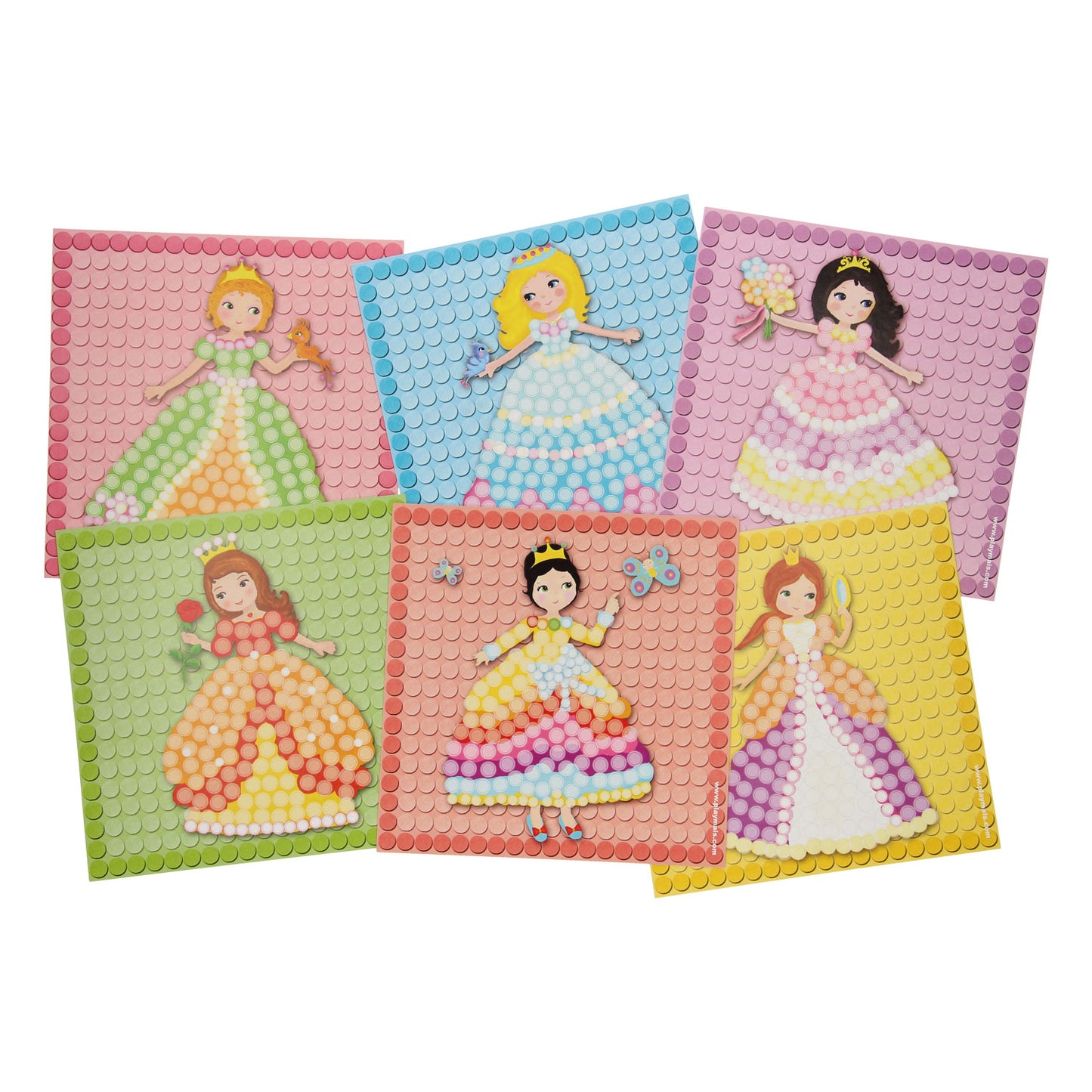 Playmais Mosaikkarten dekorieren Prinzessin