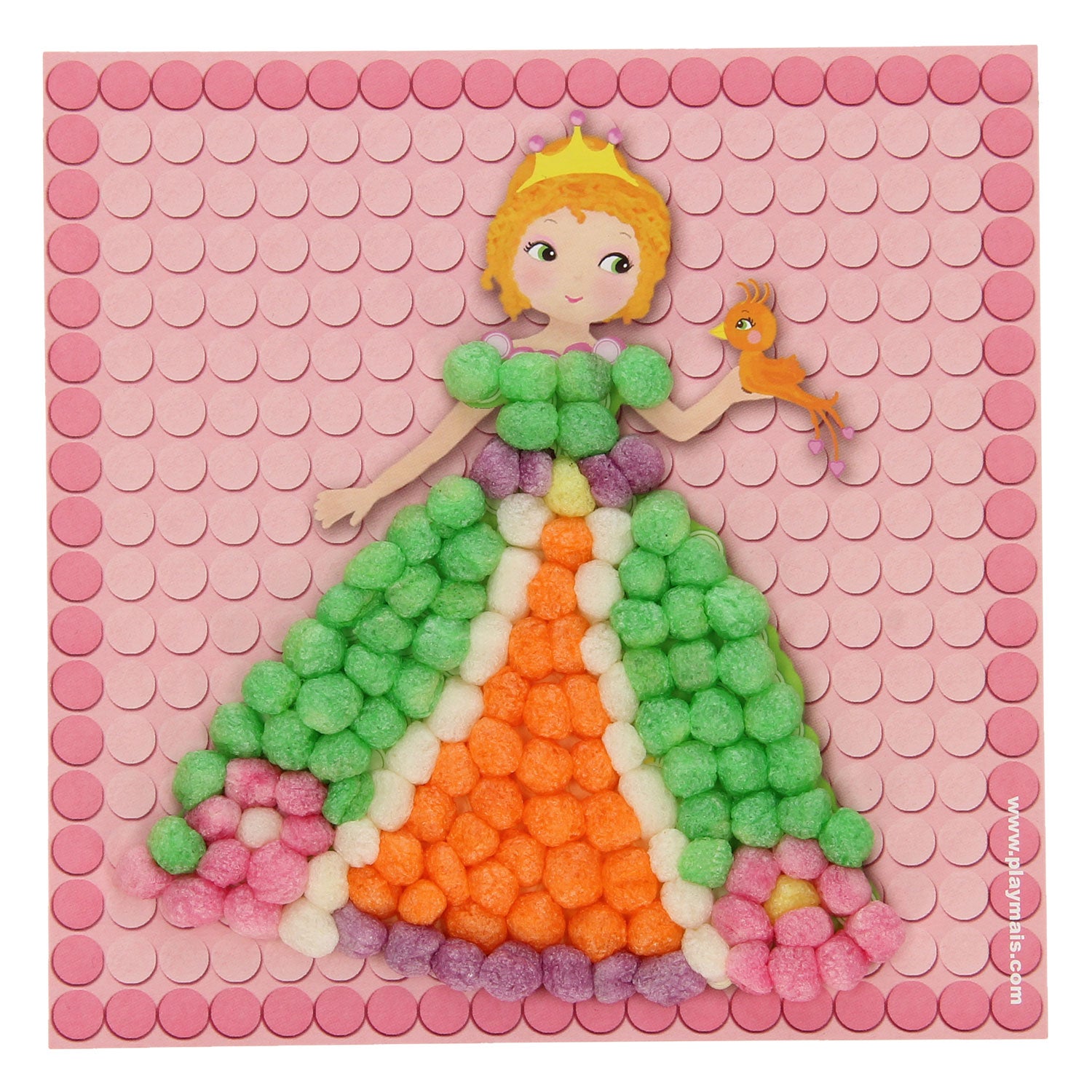 Playmais Mosaikkarten dekorieren Prinzessin