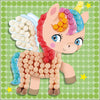 Playmais Mosaikkarten dekorieren Einhorn