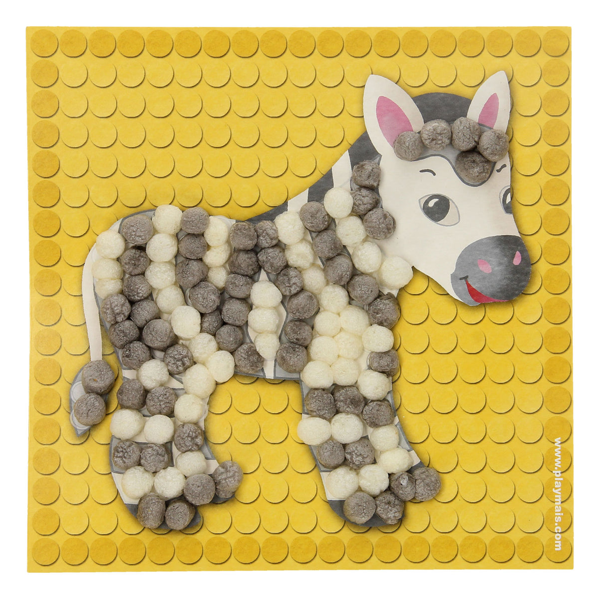 Playmais Mosaic -Karten dekorieren Zoo