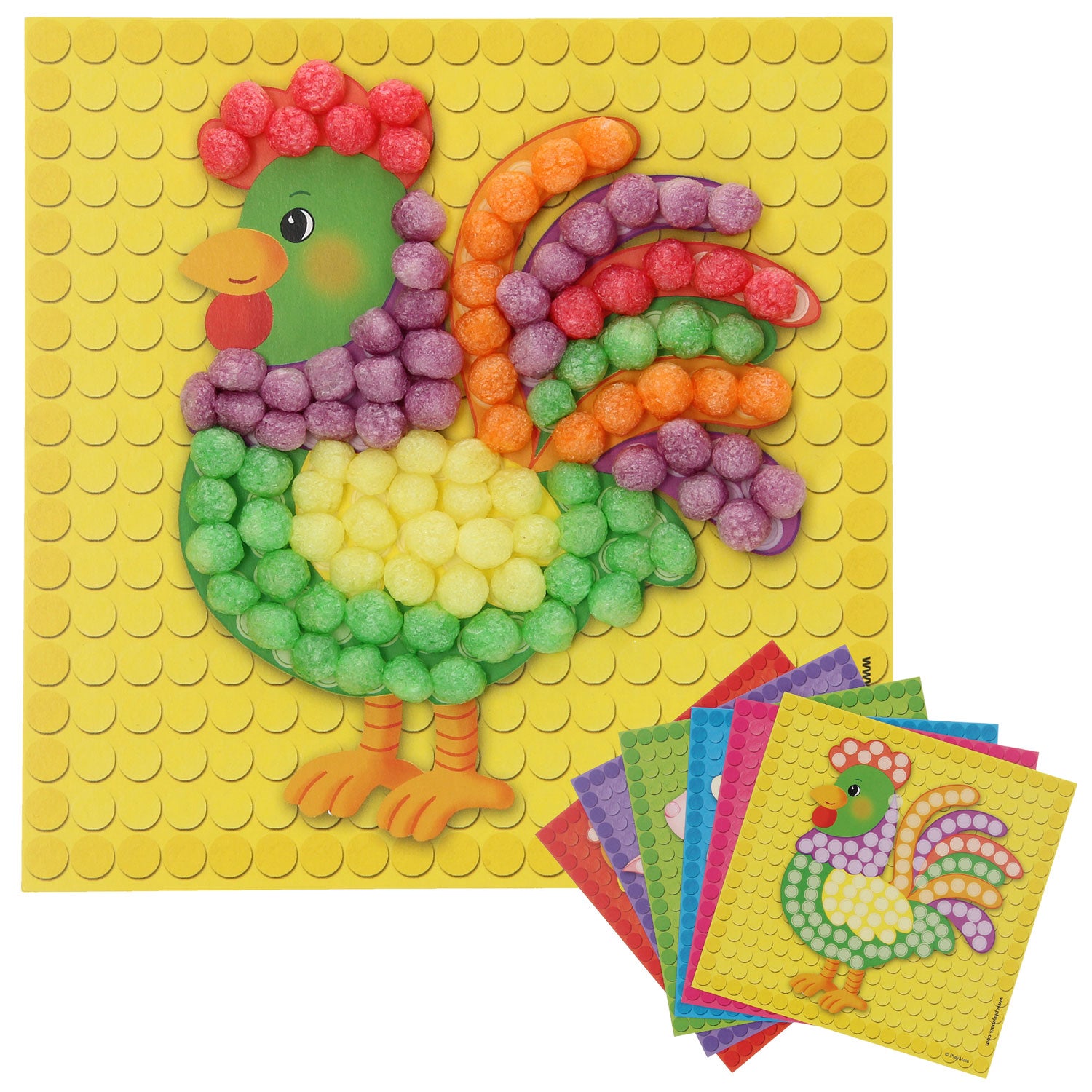 Playmais Mosaic -Karten dekorieren Farm