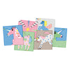 Playmais-Mosaikkarten schmücken Einhorn