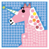 Playmais-Mosaikkarten schmücken Einhorn