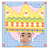 Playmais-Mosaikkarten schmücken Prinzessin