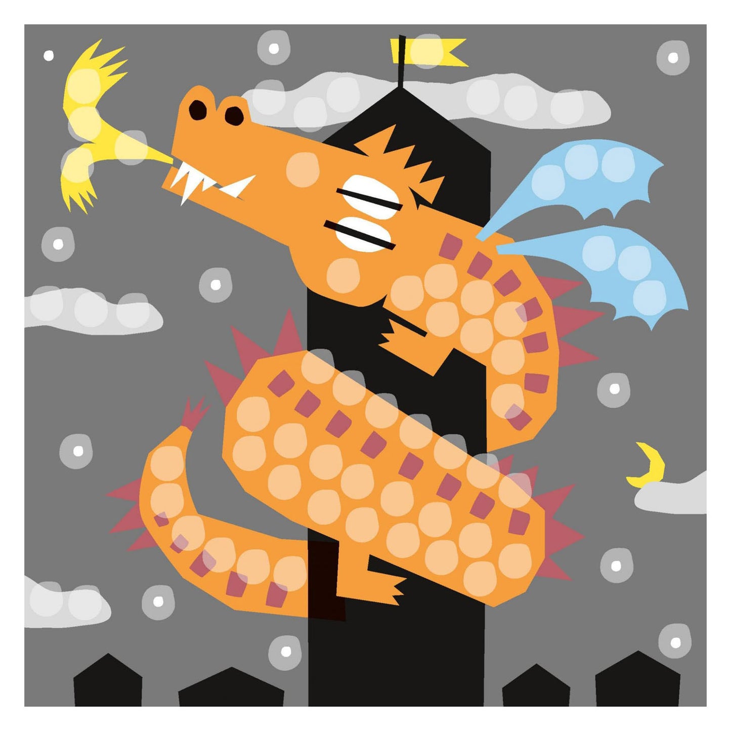 Playmais Mosaikkarten schmücken Drachen