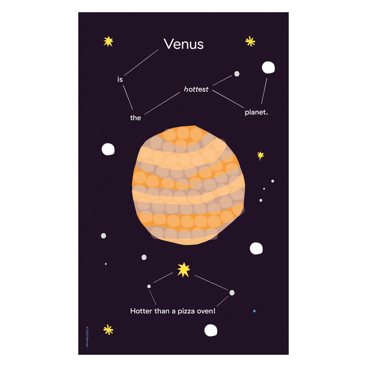 Playmais-Mosaikkarten schmücken das Sonnensystem
