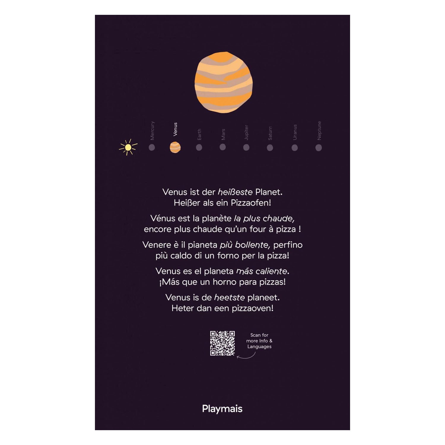 Playmais-Mosaikkarten schmücken das Sonnensystem