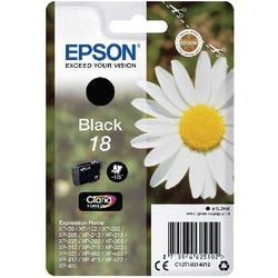 Tintenpatrone Epson 18 C13T18014012 Schwarz 5,2 ml 175 Seiten