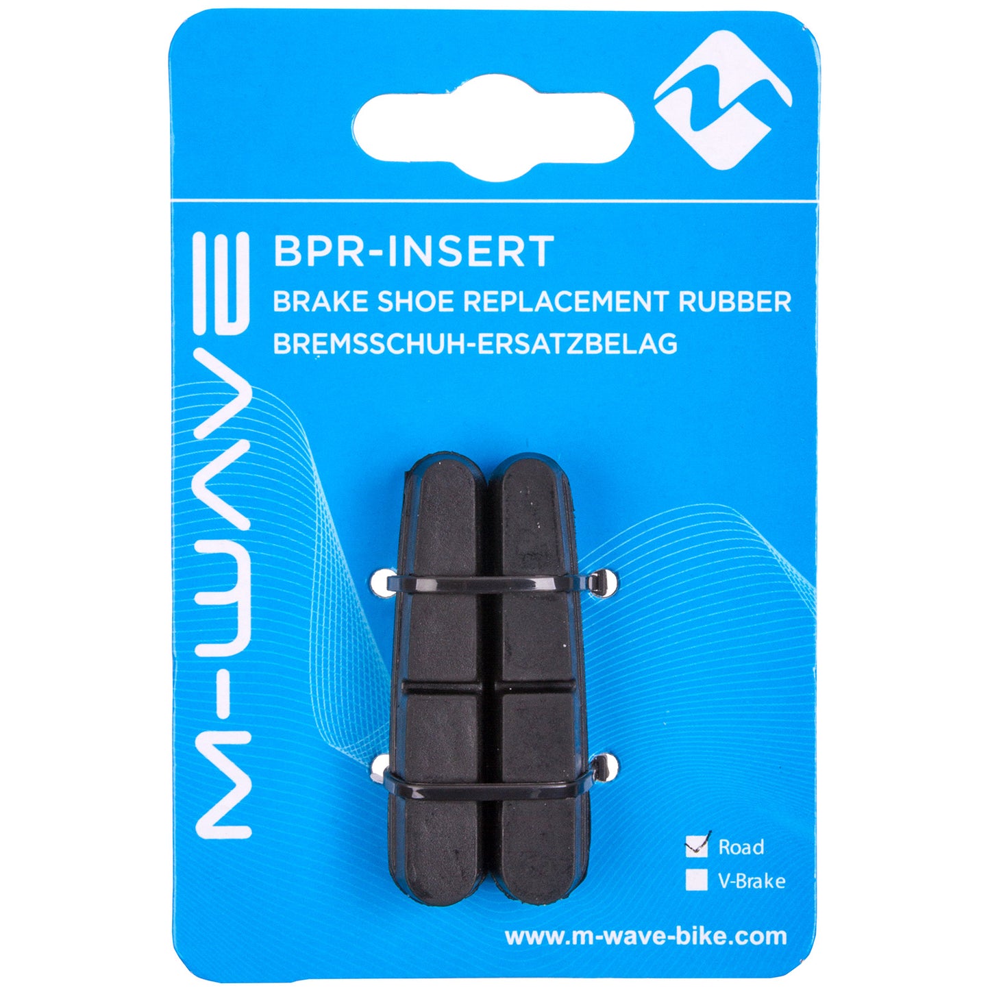 M-Wave BPR-Insert-RR-Bremsbacken-Ersatzgummi