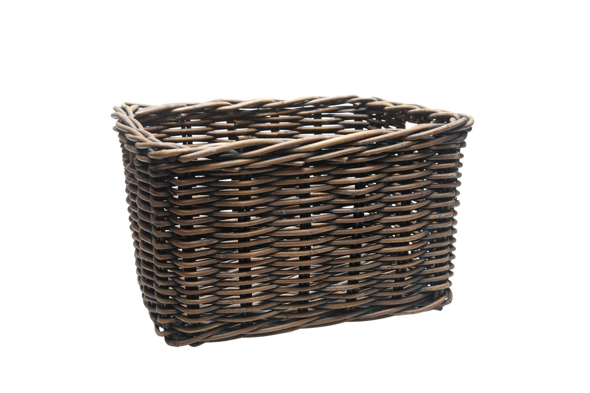 Rattan Fahrradkorb New Looxs Brisbane Large 39 Liter 46 x 33 x 26 cm - braun