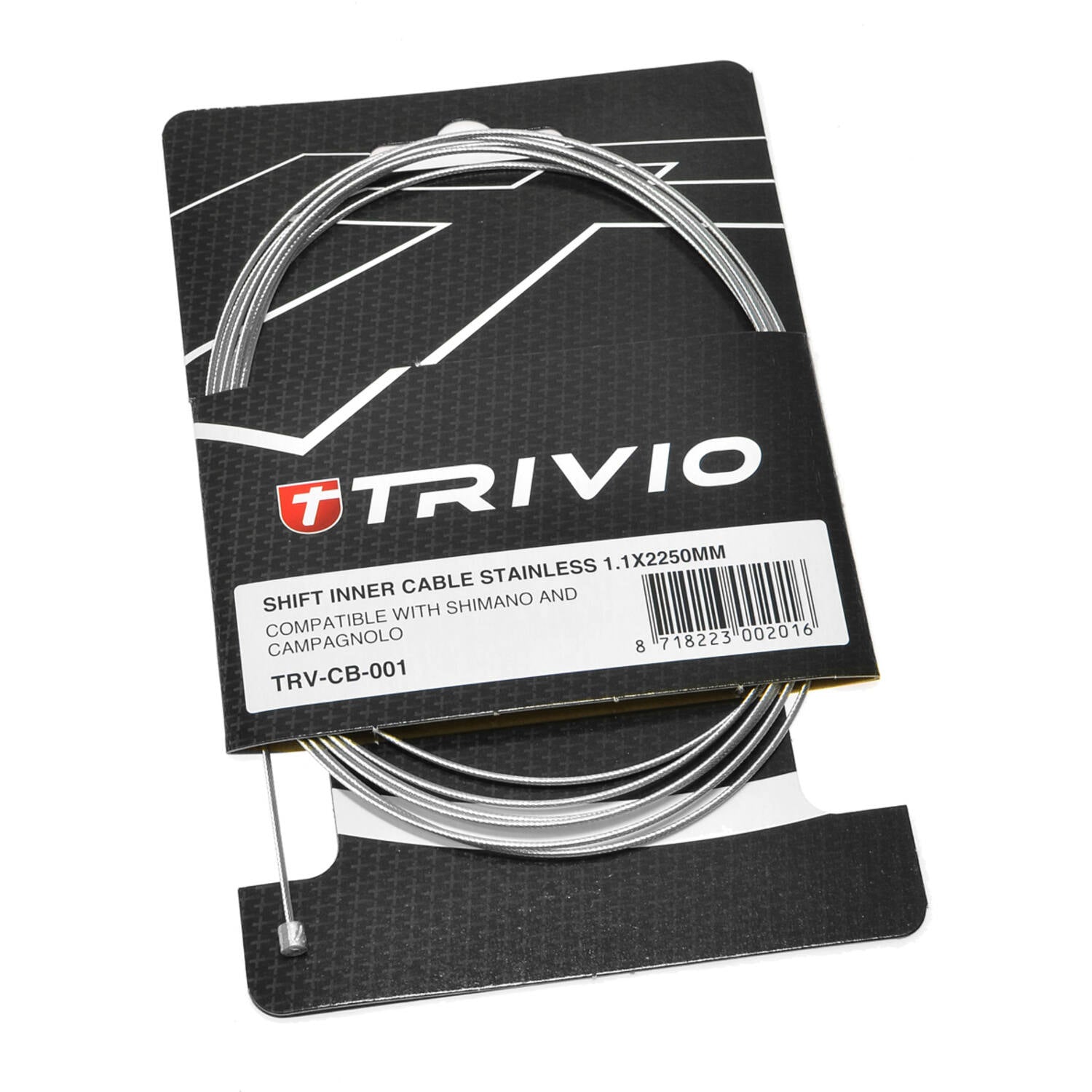 Trivio - Schaltwerkinnenzug Edelstahl 1,1x2250mm - 20 Stk.