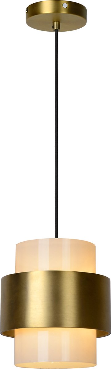 Lucide firmin - Hängelampe - ø 20 cm - 1xe27 - mattgoldenes Messing
