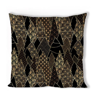Ambiente Kissenbezug Luxus Bäume schwarz