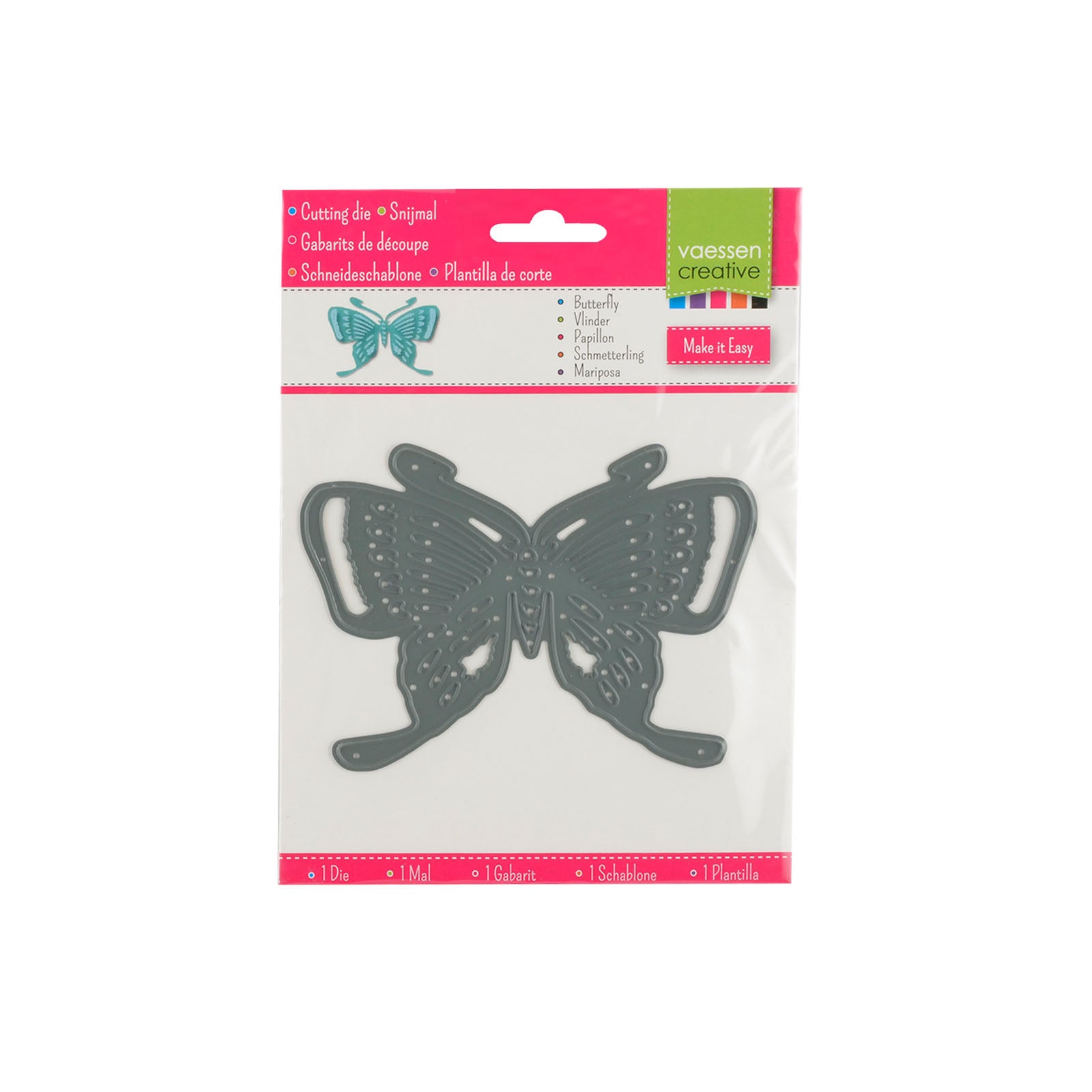 Vaessen creative • Schmetterlings-Schneideschablone 9,3 x 6,5 cm