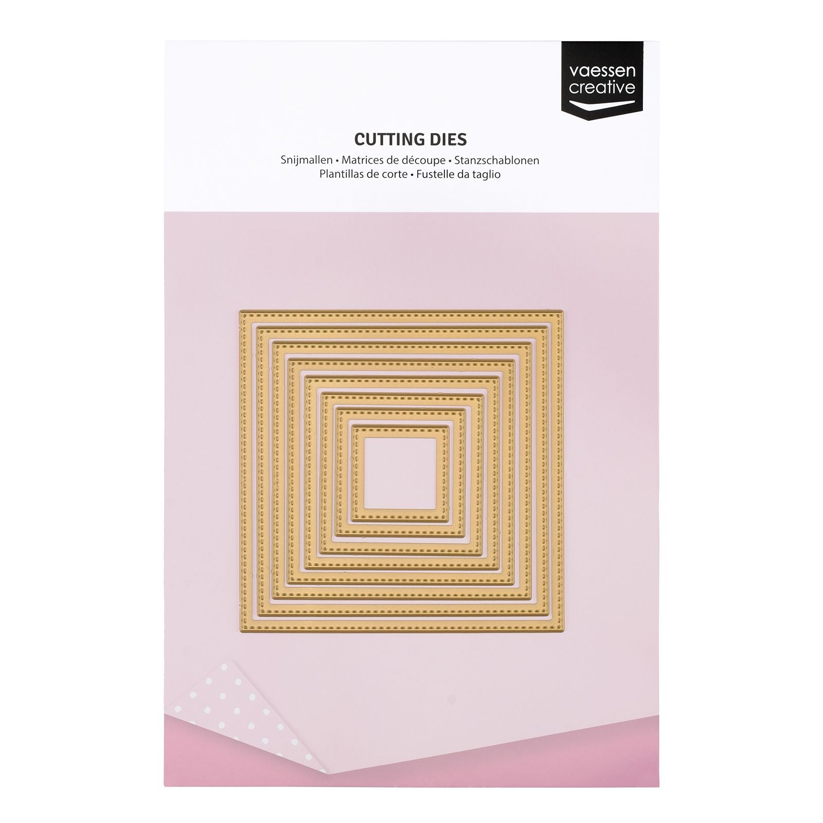 Vaessen creative • essentials Stanzformen quadratisch 8 Stk.