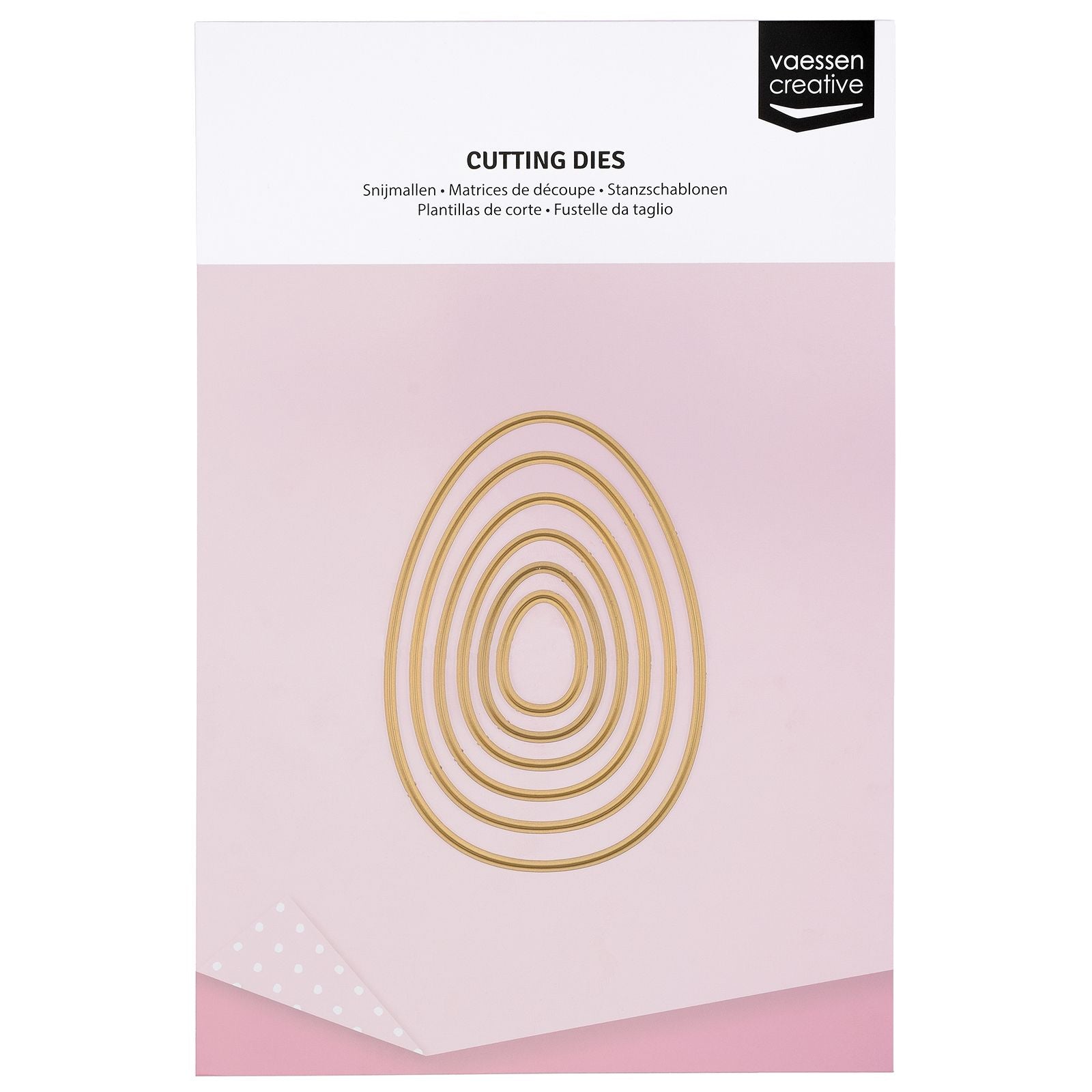 Vaessen creative • essentials Schneideformen Ei 6-tlg.